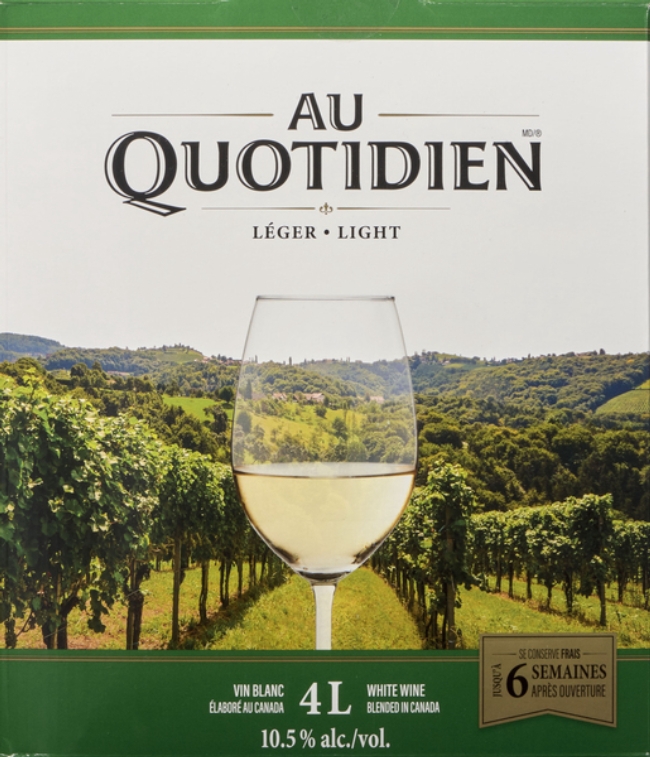 AU QUOTIDIEN CANADA WHITE WINE