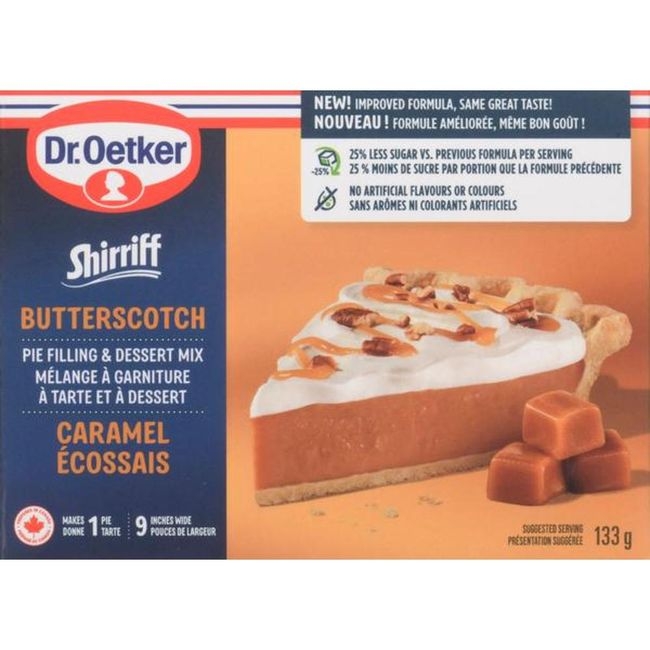 Butterscotch Pie Filling Powder