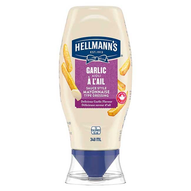 Garlic Aioli Mayonnaise Squeeze Bottle