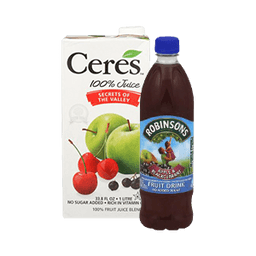 Contains 69 Mixed Fruit Juice products