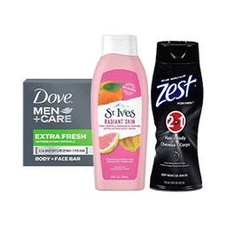 Contains 19 Personal Wash products