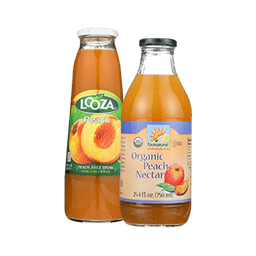 Contains 15 Peach Juice products