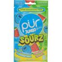 Jumbo Sourz Blue Raspberry and Watermelon Sugar-Free Chewing Gum with Xylitol