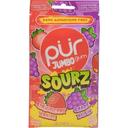 Jumbo Sourz Strawberry and Grape Sugar-Free Chewing Gum with Xylitol