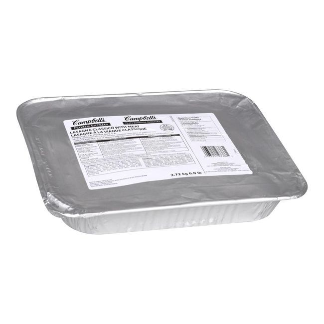 Campbell's Lasagnes Classiques À La Viande, 2,72 Kg -- 4 Par Boîte